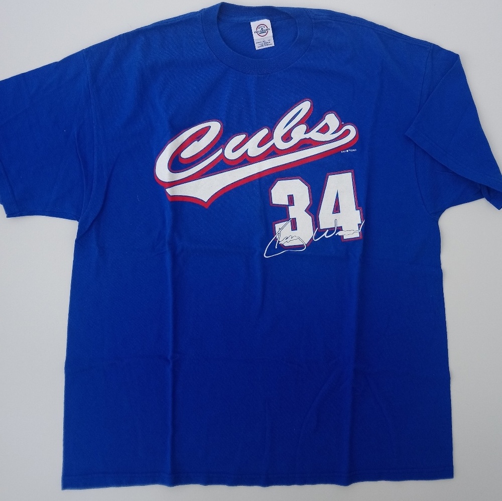 Chicago Cubs Kerry Wood shirt  blue men's 2XL